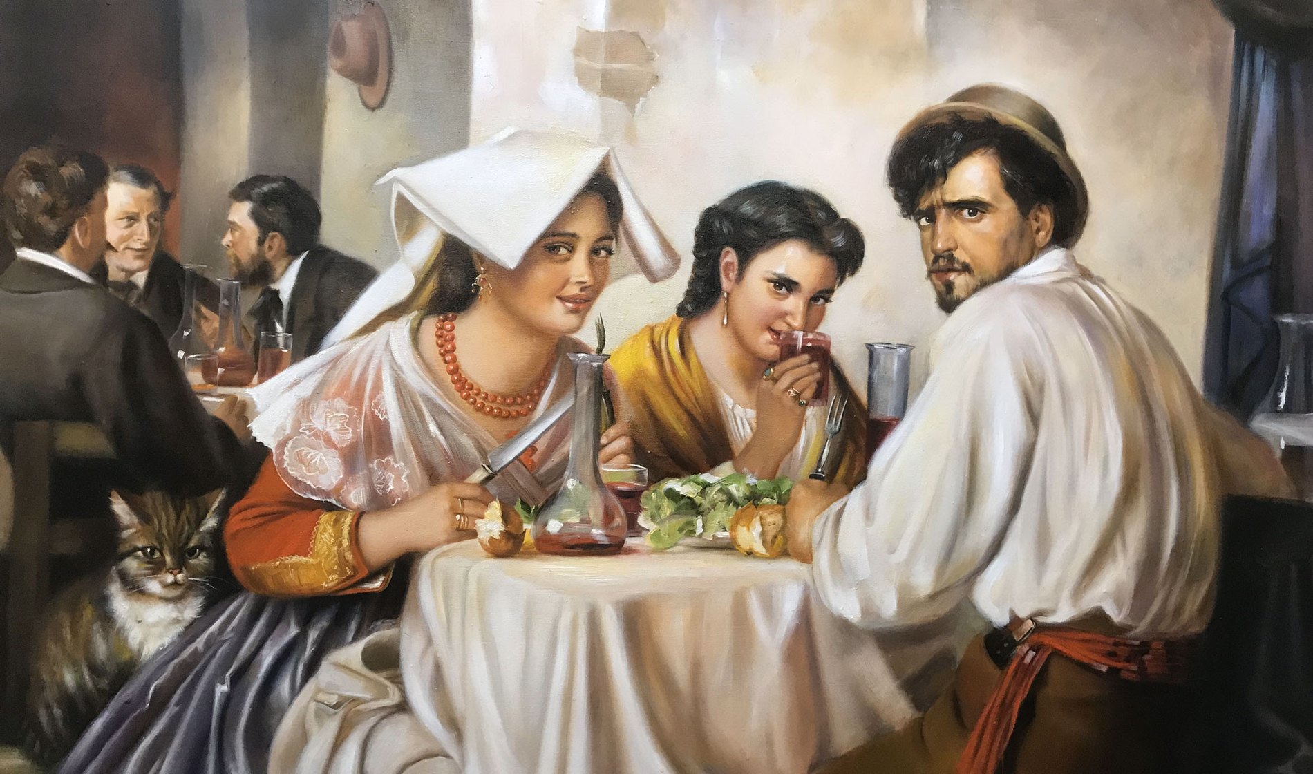 اثر رنگ روغن افسانه غفاری